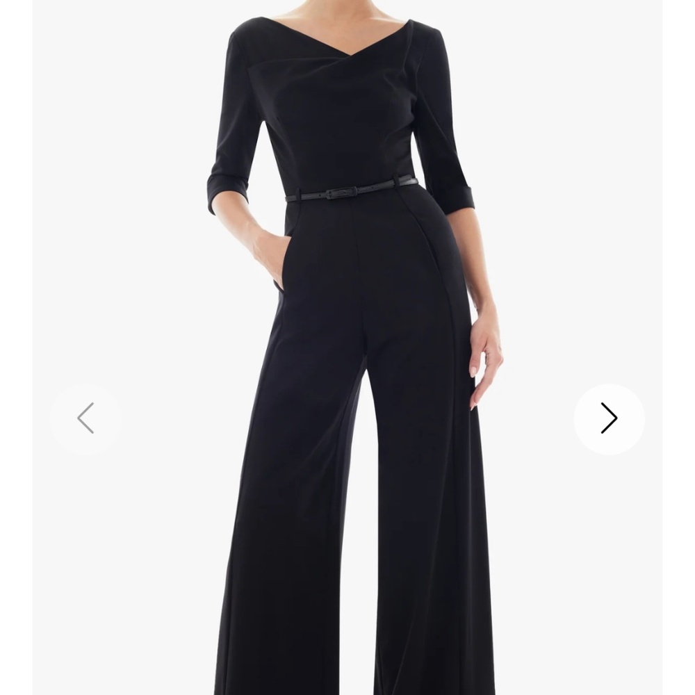 Black Halo 3/4th sleeve Jackie jumpsuit, size 2, new with tags